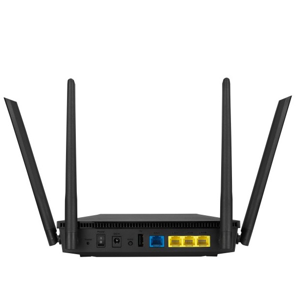 Router Wifi Asus RT-AX53U Chuẩn AX1800 Dual Band WiFi 6 - Hàng Chính Hãng