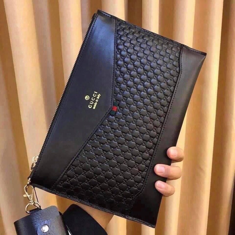Ví Cầm Tay Clutch Nam Cao Cấp Da Nappa Mềm Đẹp Nhiều Ngăn Đựng Ipad Điện Thoại Tiền Siêu Tiện Dụng