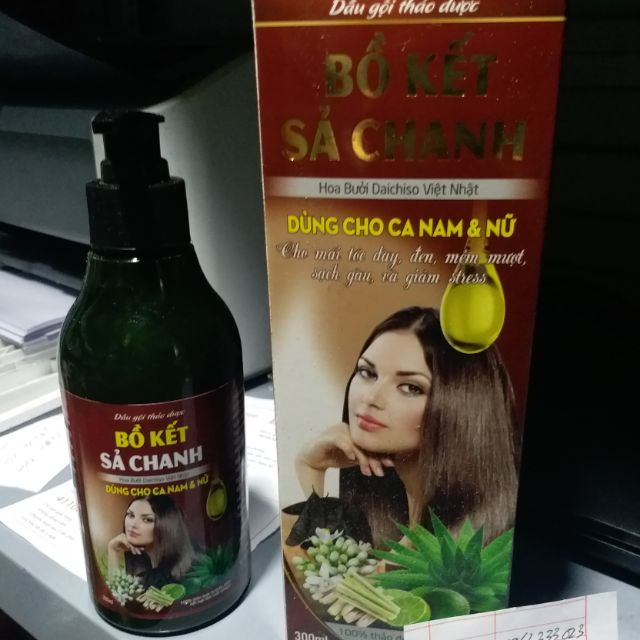 Gội bồ kết sả chanh 300ml