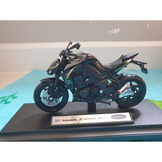 Xe mô hình Kawasaki Z1000 của hãng welly