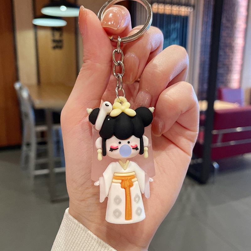 Móc Khóa Cao Su Mềm Hình Nhân Vật Hoạt Hình Anime Sáng Tạo