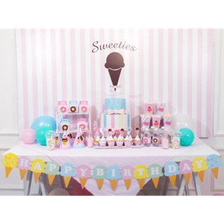 Bộ phụ kiện sinh nhật cao cấp hãng JENNY PARTY.