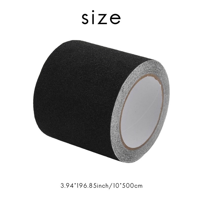 Cuộn Băng Dính Chống Trượt Chống Thấm Nước An Toàn 80 Grit, Màu Đen,5m