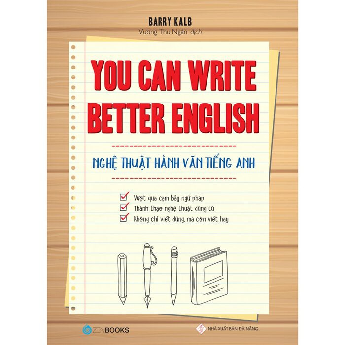 Sách Zenbooks - You Can Write Better English - Nghệ Thuật Hành Văn Tiếng Anh