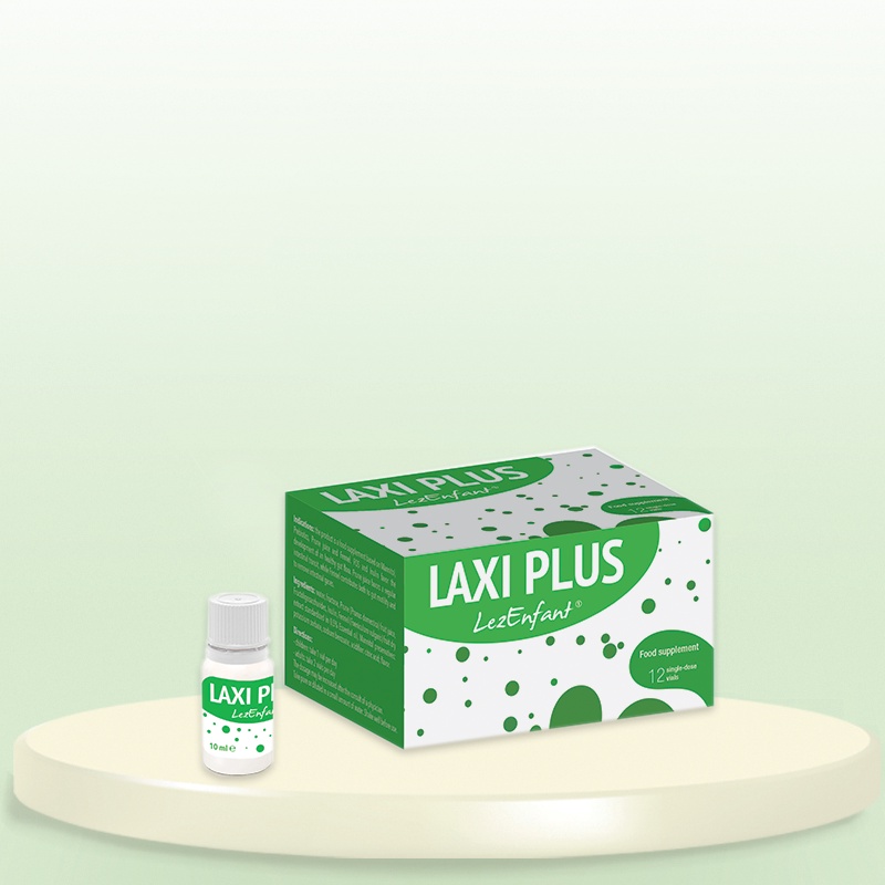 LAXI PLUS LezEnfant _ Bổ xung chất xơ, hỗ trợ trị táo bón _ Hộp 12 lọ x 10ml