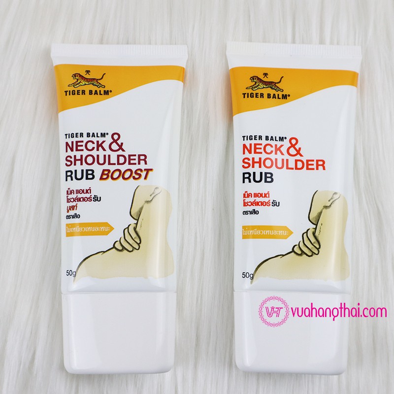 Cao xoa bóp vai gáy Tiger Balm Neck and Shoulder Rub Boost Thái Lan