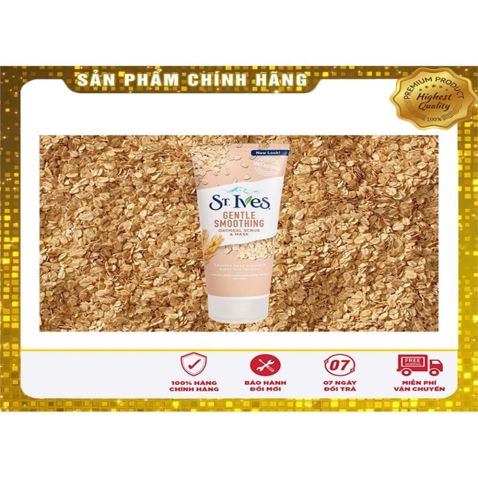 Sữa rửa mặt Tẩy tế bào chết ST. Ives Gentle Smoothing Oatmeal Scrub lúa mạch 170g