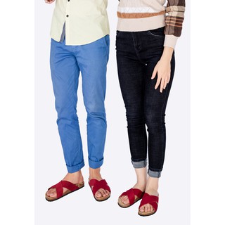 Dép đế trấu, da bò thật cho Nam Nữ mã D03