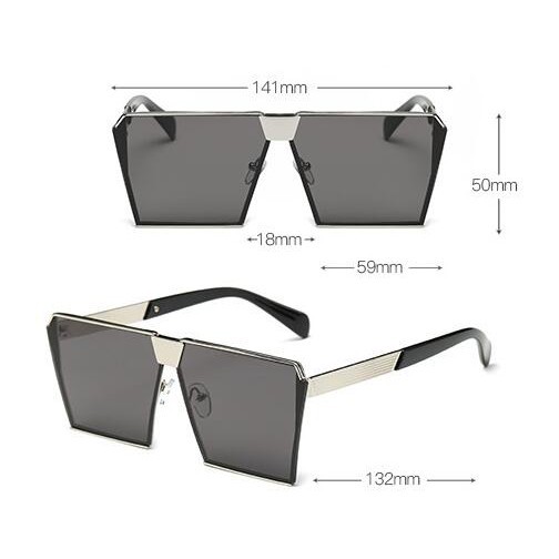 Kính mát gọng nhựa phong cách Vintage Oversize | BigBuy360 - bigbuy360.vn