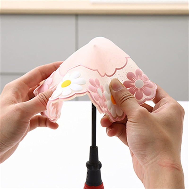 Tấm Lót Ly Chống Trượt Họa Tiết Hoa Cúc Dễ Thương Bắt Mắt