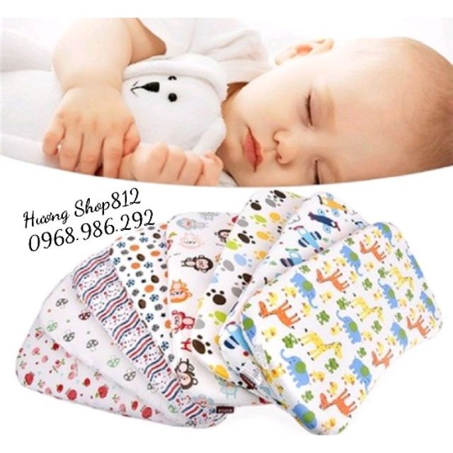 [Mã 267FMCGSALE giảm 8% đơn 500K] Gối cao su non chống méo đầu Hiền Trang cho bé/ to_nhỏ/nhiều mẫu