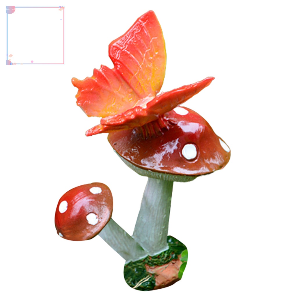 Mô Hình Cây Nấm Trang Trí Tiểu Cảnh Sân Vườn