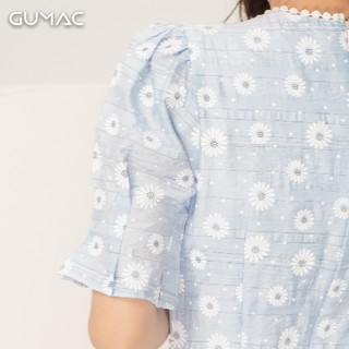 Đầm cổ V đăng ten GUMAC DA9104
