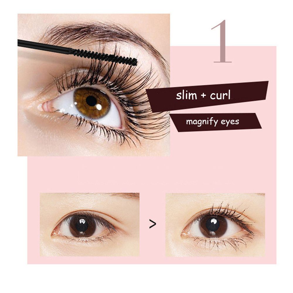 [Hàng mới về] Mascara sợi lụa 4D trang điểm làm đẹp chống mồ hôi kháng nước