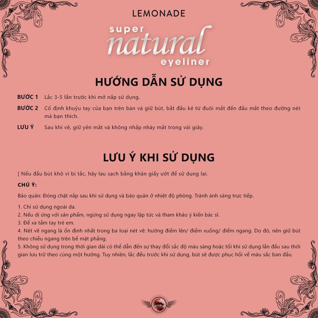 Bút Kẻ Mắt Sắc Mảnh Lemonade SuperNatural Eyeliner Chống Nước, Kháng Lem, Bền Màu 1g | BigBuy360 - bigbuy360.vn