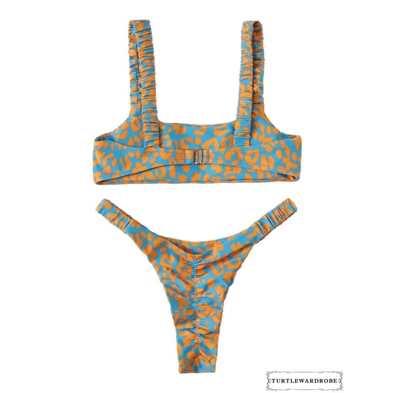 Bộ đồ bơi hai mảnh họa tiết da báo dành cho nữ size S/ M/ L
 | BigBuy360 - bigbuy360.vn