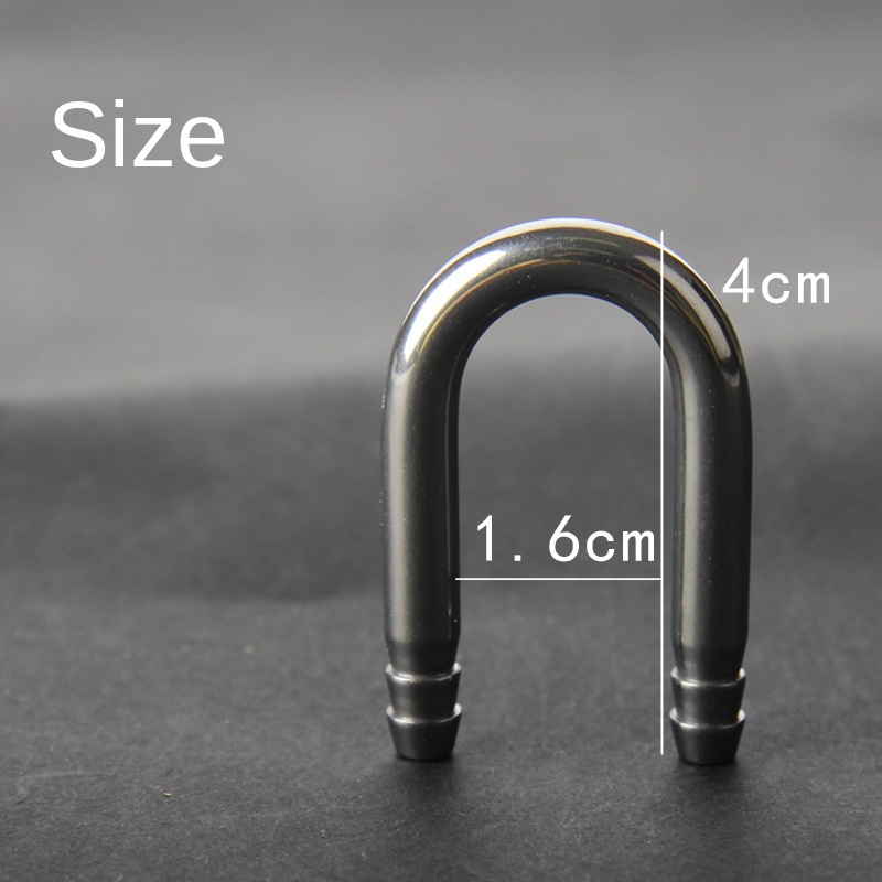 Ống Bơm Oxy CO2 Chữ U Bằng Thép Không Gỉ Cho Bể Cá