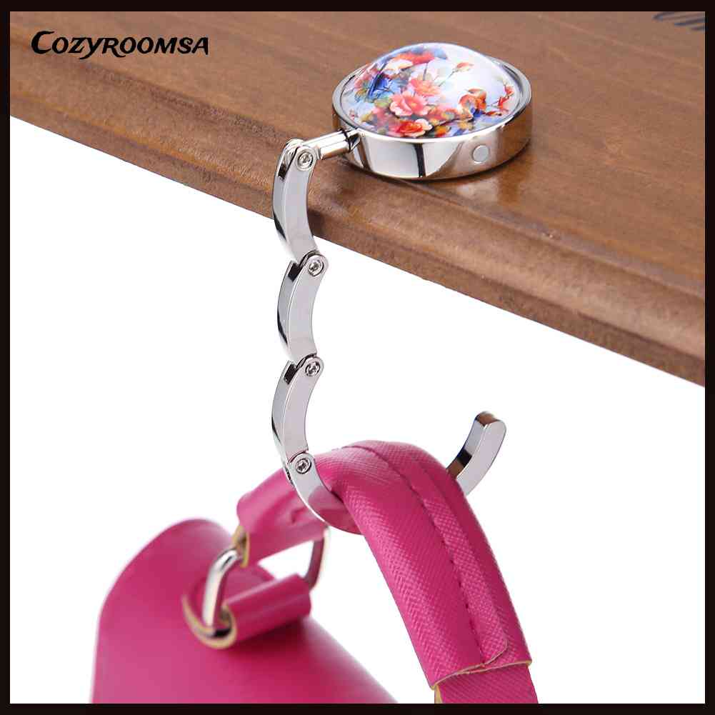 Móc Treo Túi Xách Bằng Kim Loại Có Thể Gấp Gọn Tiện Dụng Giá Đỡ