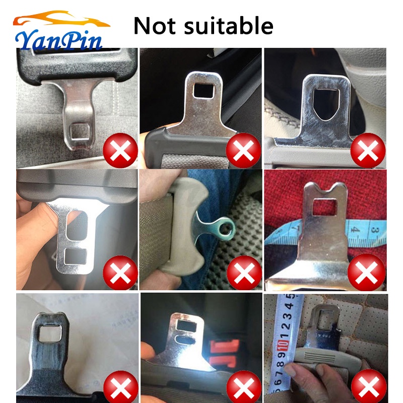 Chốt Khóa Dây Đai An Toàn Cho Xe Hơi Porsche RWB/Panamera/Macan/New Cayenne/Taycan/917/718/911/GT3 RS