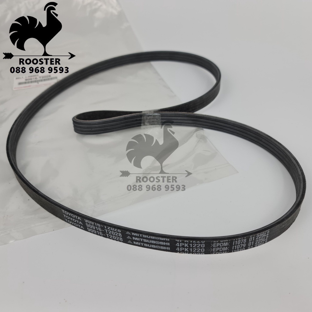 Dây curoa, dây đai tổng xe Toyota Vios  Mã: 90916T2025/90916T2028 - 4PK1220)
