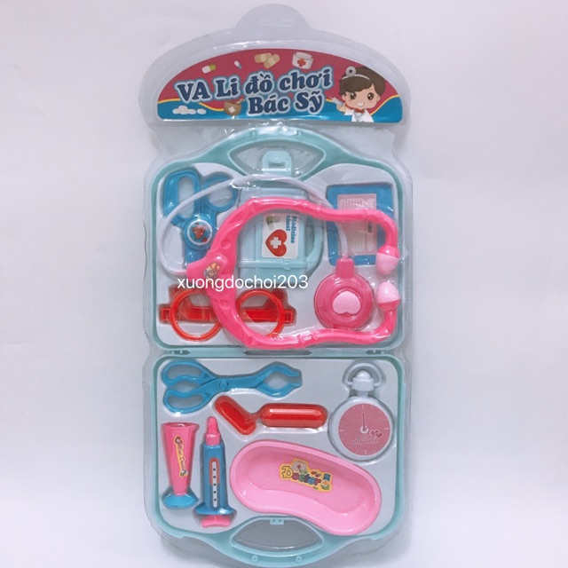 [Hàng VN] đồ chơi vali bác sĩ dành dành cho bé thích tập làm bác sỉ