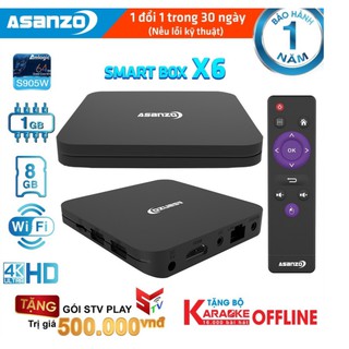 Android TV Smart Box Asanzo X6
