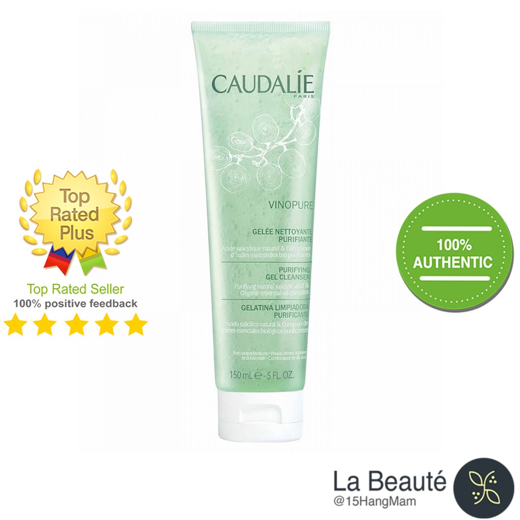 Caudalie Vinopure Purifying Gel Cleanser - Sữa Rửa Mặt Se Nhỏ Lỗ Chân Lông 150ml