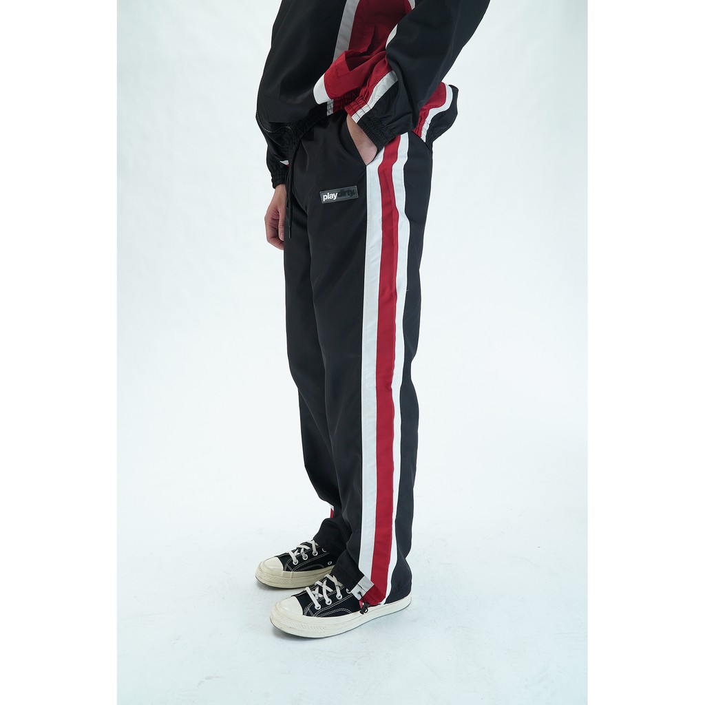 Quần dài BTO chất liệu dù kiểu dáng unisex - PLAY DIRTY STREETWEAR