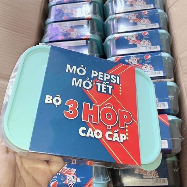 BỘ 3 HỘP NHỰA