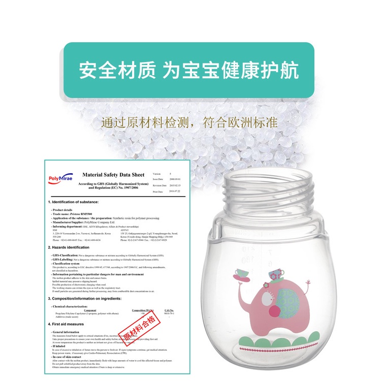 Bình Uống Nước 270ml Có Ống Hút Thiết Kế Hoạt Hình Chống Rơi Cho Trẻ Em