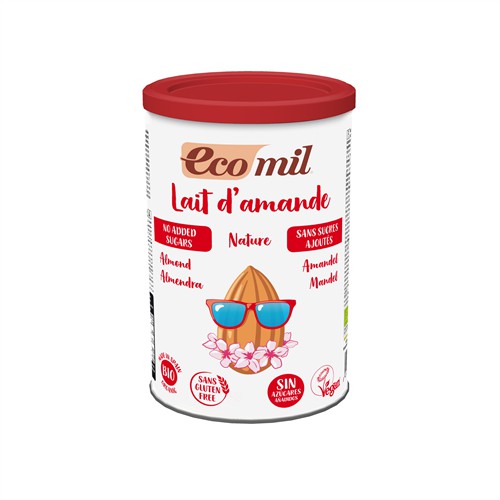 [GIÁ HỦY DIỆT] Sữa hạt hạnh nhân không đường hữu cơ Ecomil 400g