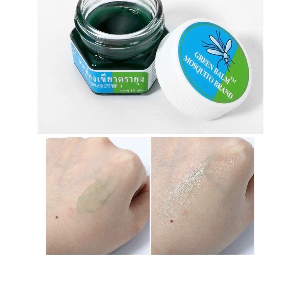 Lọ Bôi Muỗi GREEN BALM MOSQUITO BRAND THÁI LAN - Dầu Bôi Vết Muỗi Đốt,Côn Trùng Cắn - Chống Muỗi Chống Côn Trùng