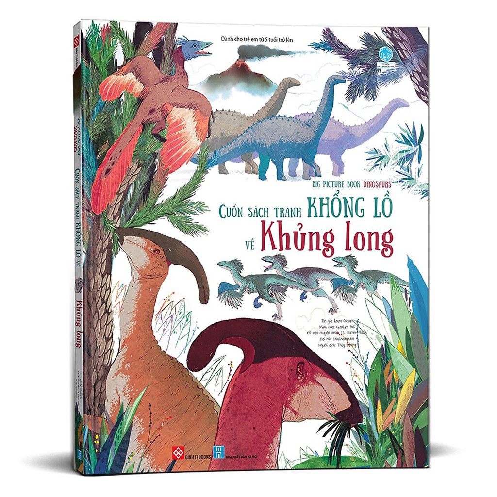 Sách Big Picture Book Dinosaurs Cuốn sách tranh khổng lồ về Khủng Long