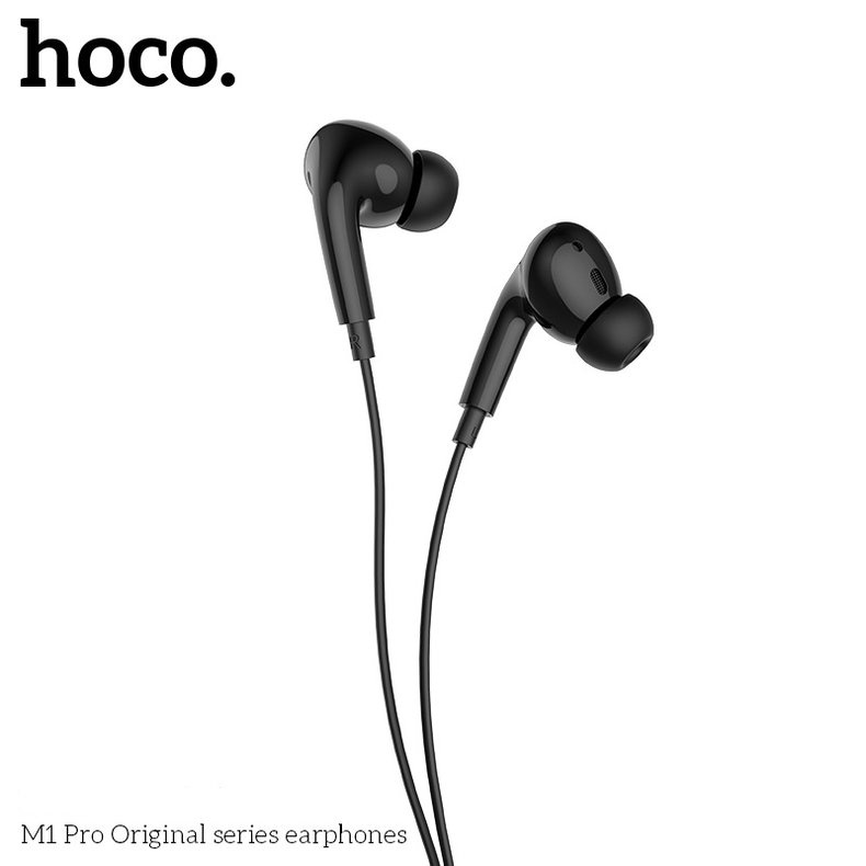 Tai nghe Hoco M1 Pro, được làm từ chất liệu TPE siêu bền, speaker 12mm, hỗ trợ gaming phone, dài 120cm