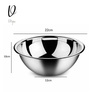 Bát inox to rửa mặt 22cm