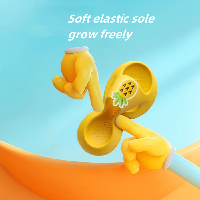 Dép Đi Trong Nhà Đế Mềm Chống Trượt Họa Tiết Trái Cây Hoạt Hình Thời Trang Mùa Hè Cho Trẻ Em