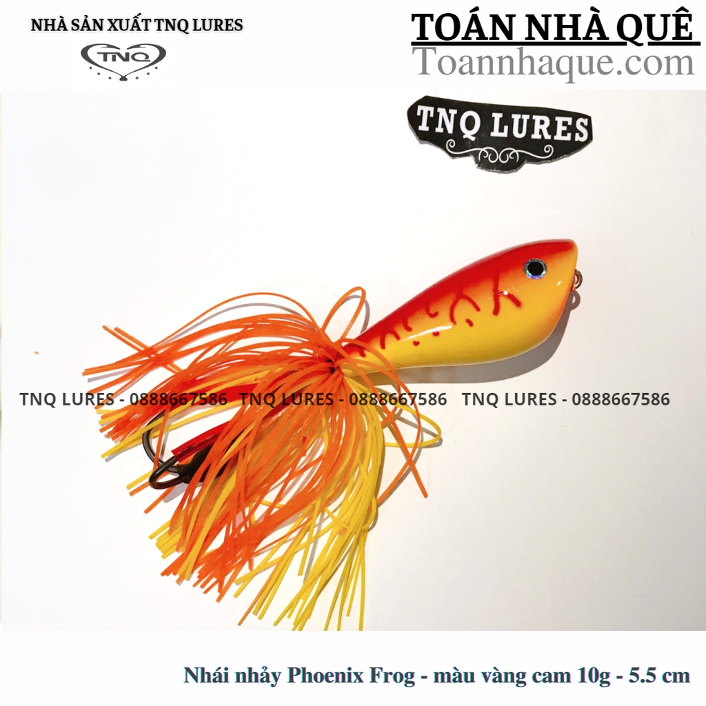 Mồi lure cá lóc nhái nhảy Phoenix frog (9g và 10g) - TNQ Lures - Toán nhà quê