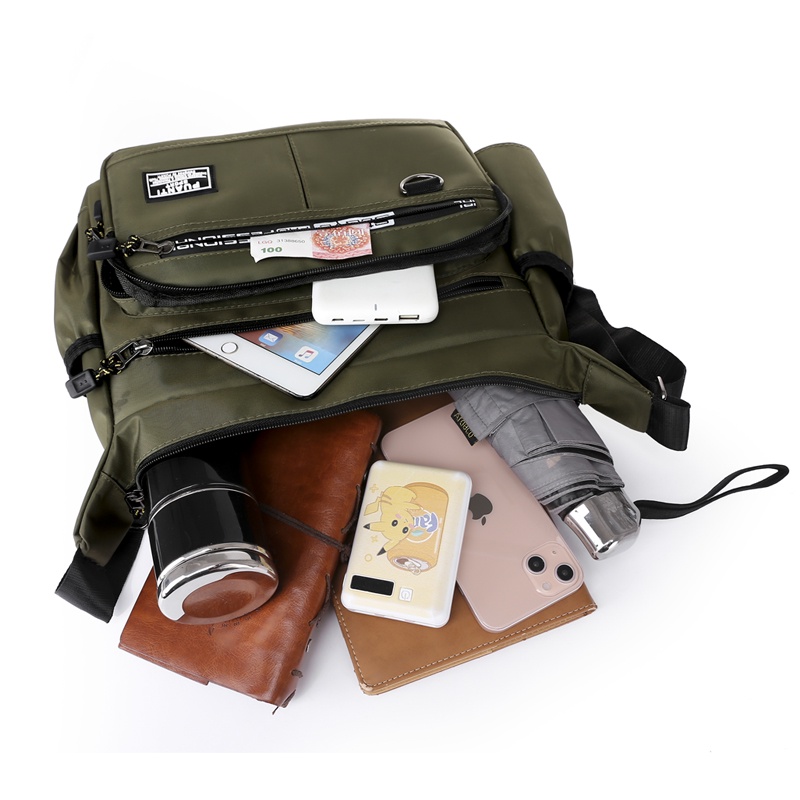 Túi Đeo Chéo Vai Dung Tích Lớn Chống Thấm Nước Cho Nam