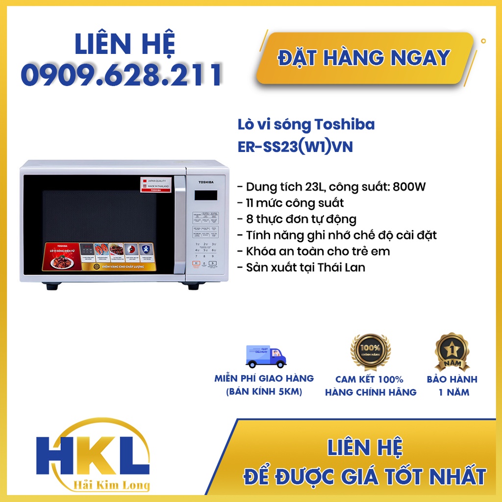 Lò vi sóng Toshiba ER-SS23(W1)VN 23 lít