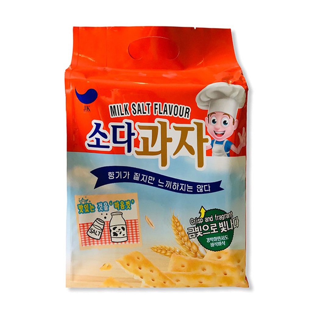 [Hàng Nhập Khẩu] Bánh Quy Soda Ăn Kiêng JK Hàn Quốc 420G