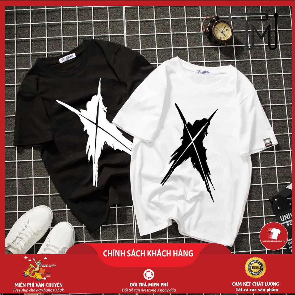 [Hot] Áo Phông Phong Cách Hàn Quốc Phối Hình Basic AP02(Áo Màu Trắng)