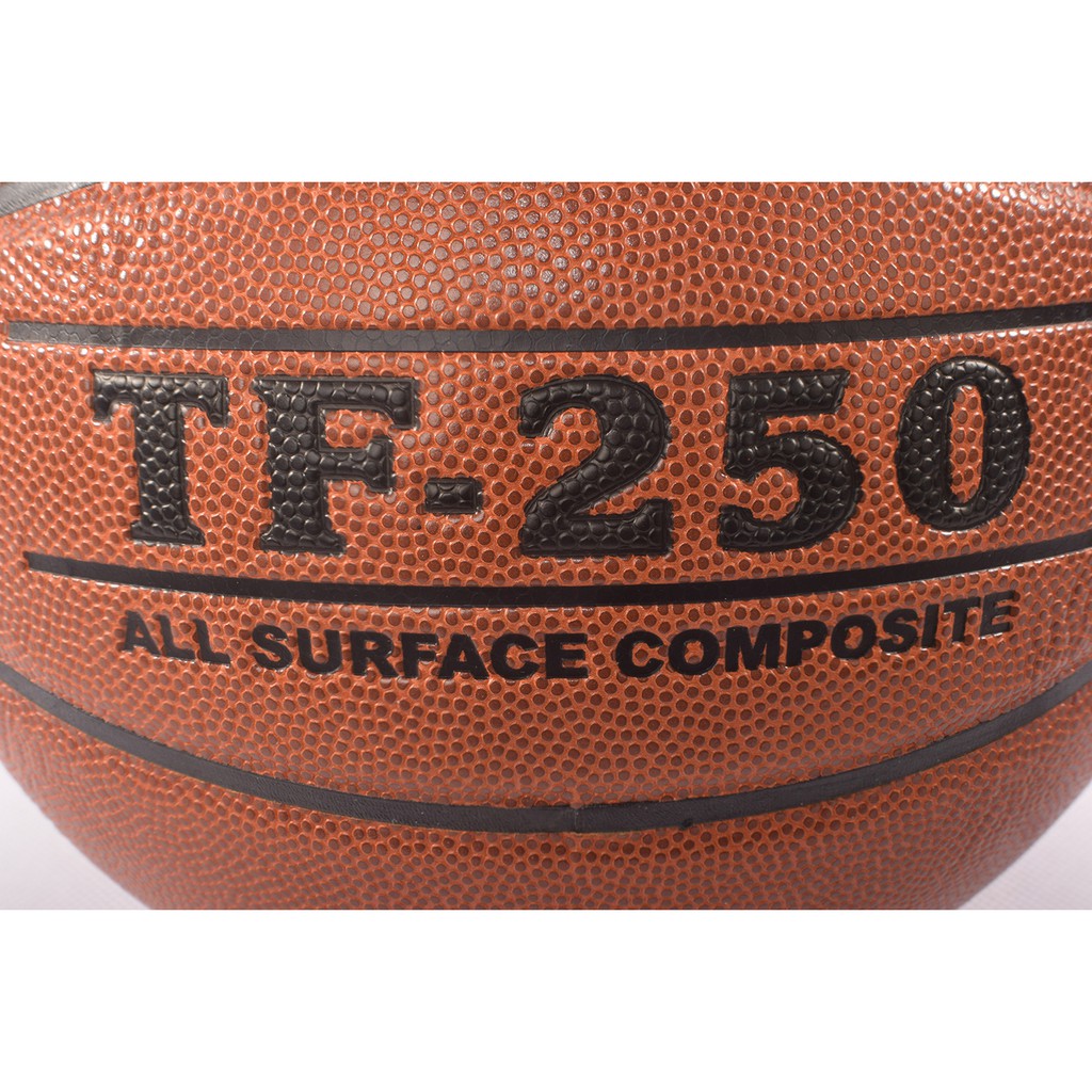 Bóng rổ Spalding TF250 All Surface Indoor/Outdoor Size 7  + Tặng bộ kim bơm bóng và lưới đựng bóng