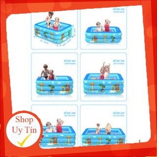 💥[BẢO HÀNH 1 NĂM]💥 Bể Bơi Phao 3 Tầng Cho Bé Tại Nhà Chống Trượt An Toàn Cho Bé - Lựa Chọn Bộ Quà Tặng Siêu Hấp Dẫn