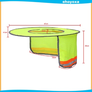 Toàn Bộ Nón Bảo Hộ Chống Nắng Vành Cứng Bảo Vệ Cổ Cho Mũ Bảo Hiểm