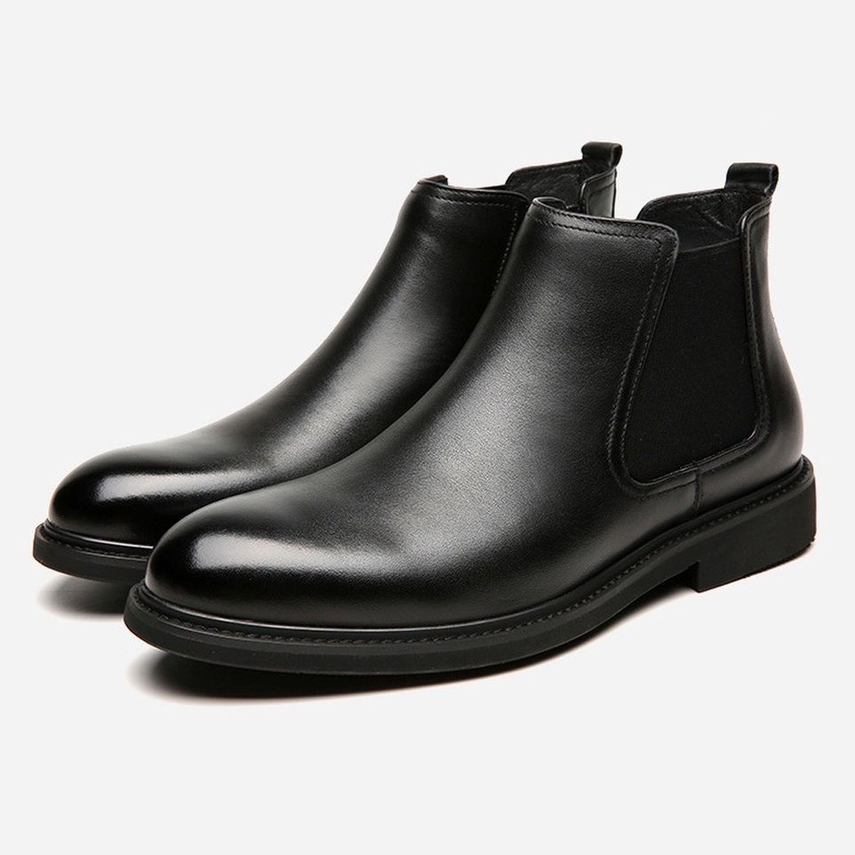 Chelsea Boots Nam mũi tròn