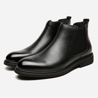 Chelsea Boots Nam mũi tròn