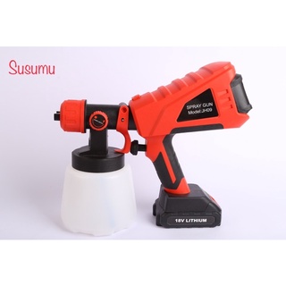 [CHÍNH HÃNG] Máy Phun Sơn Cầm Tay Dùng Pin 18V Spray Gun JH09, Chân Pin Makita Thông Dụng