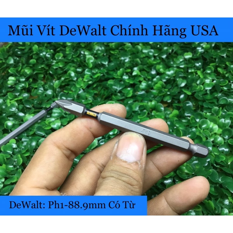 Mũi Vít DeWalt Chính Hãng Tem Đen Ph1-89mm