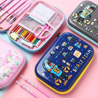 Hộp Bút Họa Tiết In Nổi 3D Sinh Động, Siêu Nhẹ, Chống Thấm Nước Cho Bé