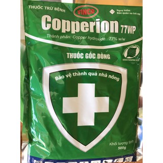 [ HÀNG NHẬP KHẨU] Thuốc trừ bệnh gốc đồng trị bệnh thán thư, đốm lá, thối trái, tảo đỏ, mốc sương- Copperion 77WP